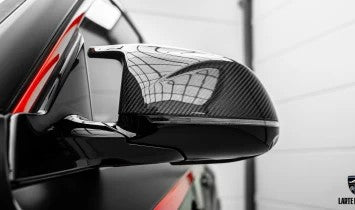 LARTE BMW XM G09 Mirror Caps Carbon Fiber - Rev In Style Inc