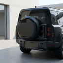 AI Generated Defender Spare Cover - Matt and Gloss Black Finish